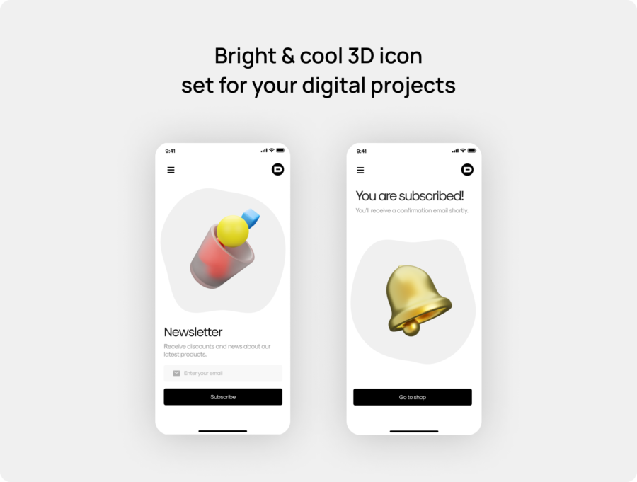 cool 3d icons